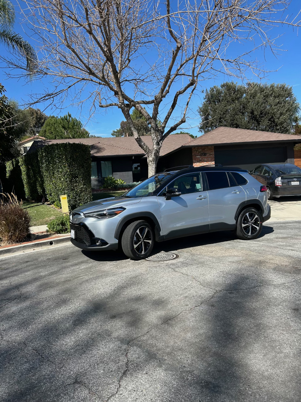 Luxury vehicle in motion