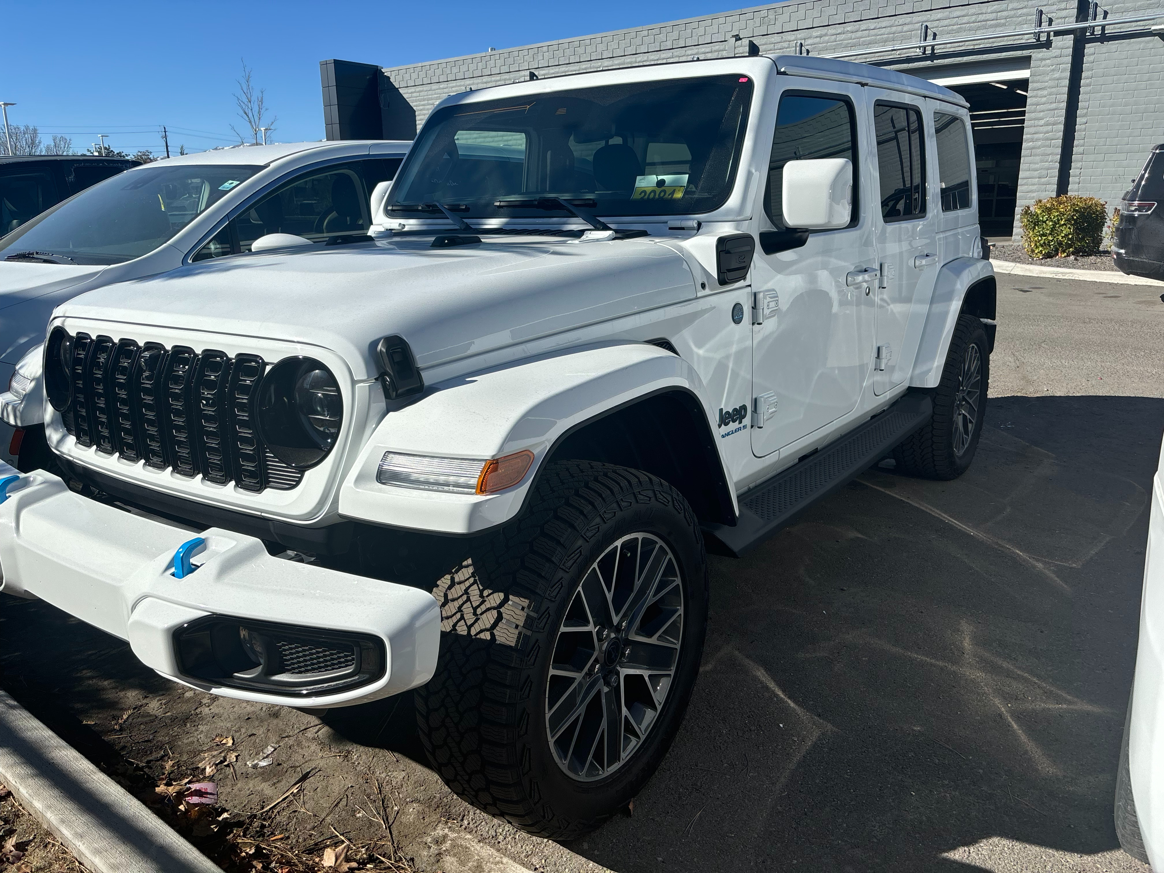 White SUV with premium styling
